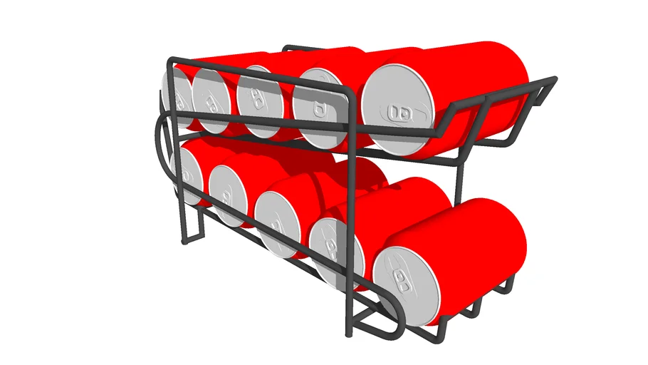 Metal Can Storage Rack