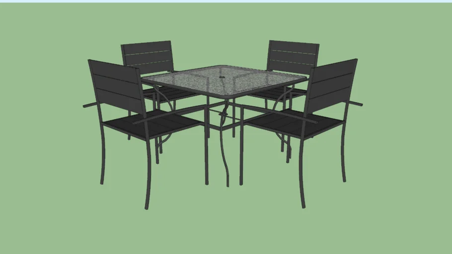Mesa de jardín
