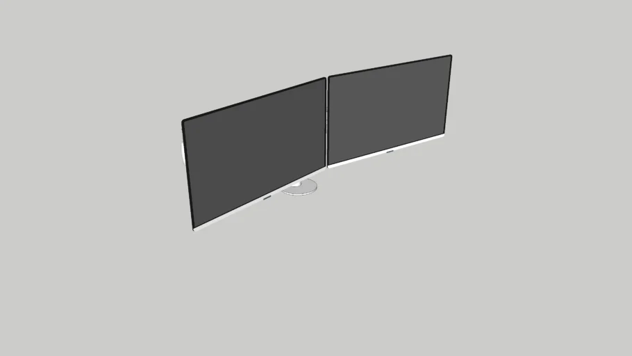 Dual Monitors with Arm