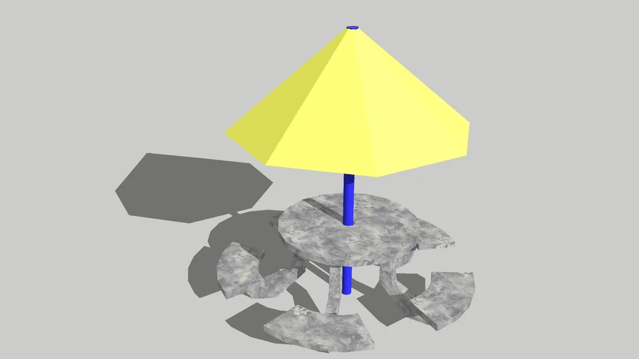 Google Picnic Table Reskin