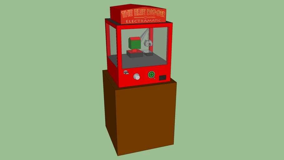 Erie Digger EM Arcade Crane Game