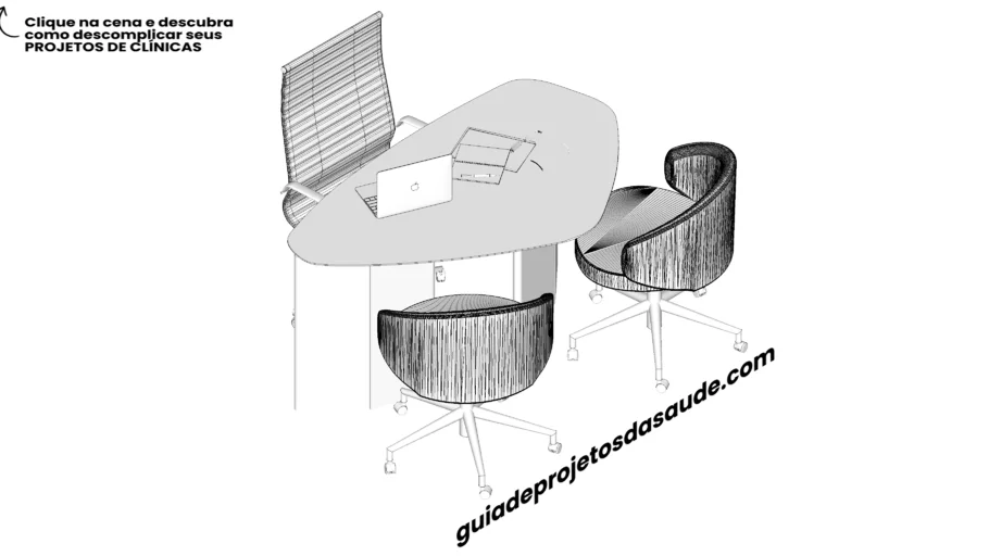 MESA CONSULTÓRIO / ESCRITÓRIO