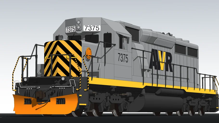 EMD SD40-2 - AWVR 7375 | 3D Warehouse