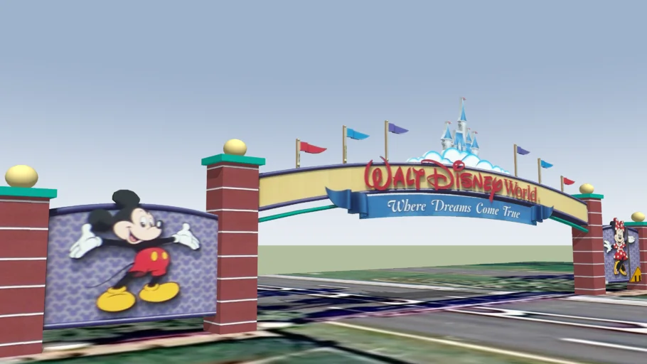 Walt Disney World Main Entrance Gate