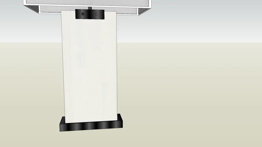 Restoration Hardware Rectangular Column Alabaster Table Lamp