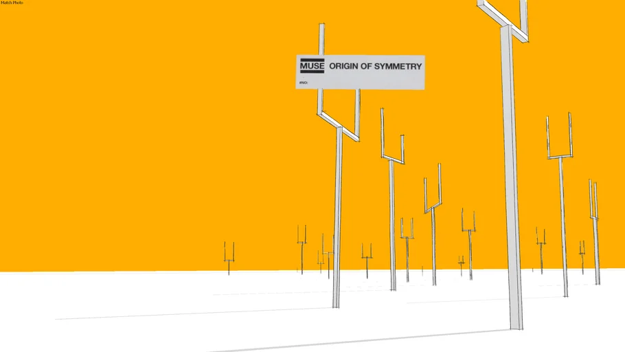 #SketchUpAlbumArt Challenge - MUSE - Origin of Symmetry