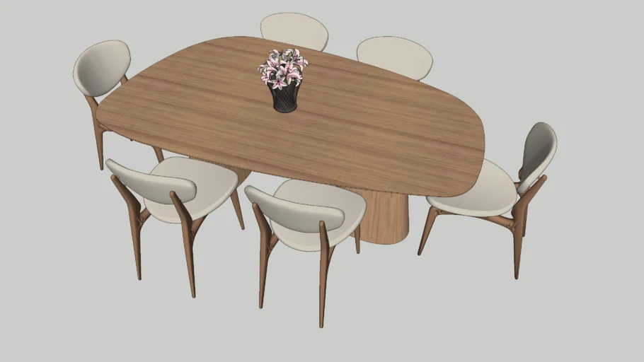 Mesa de jantar 6 cadeiras 