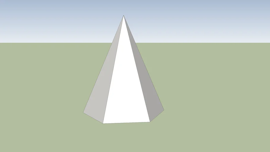 Hexagonal pyramid