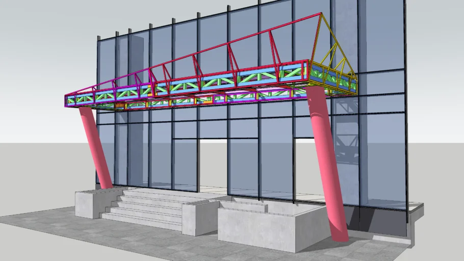 Canopies with Steel Structures