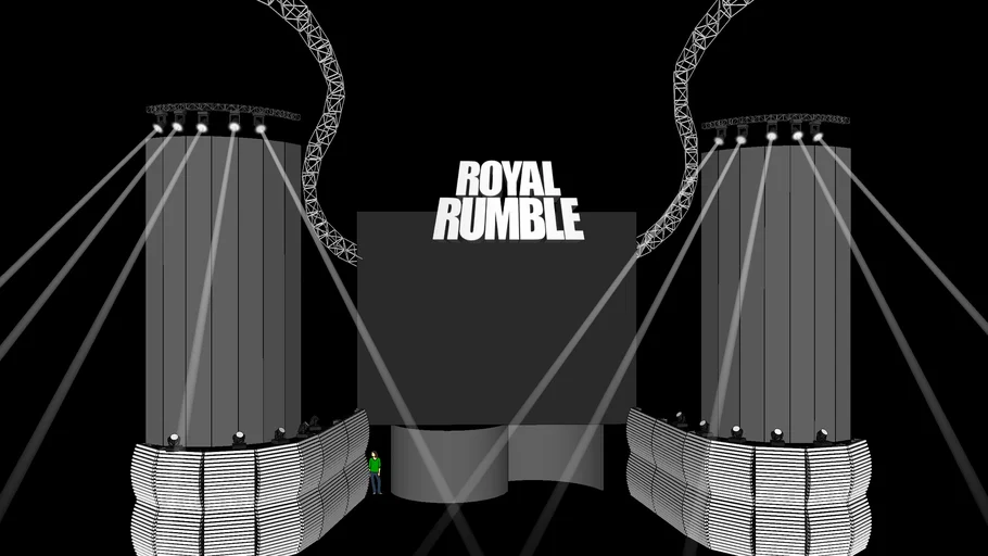WWE royal rumble 2012 stage