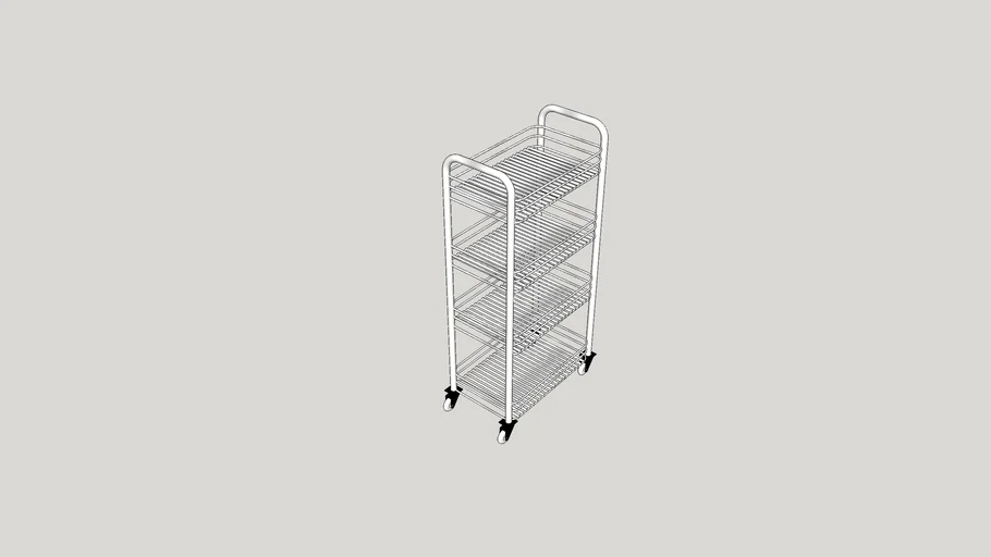 ORGANIZADOR METÁLICO CON RUEDAS
