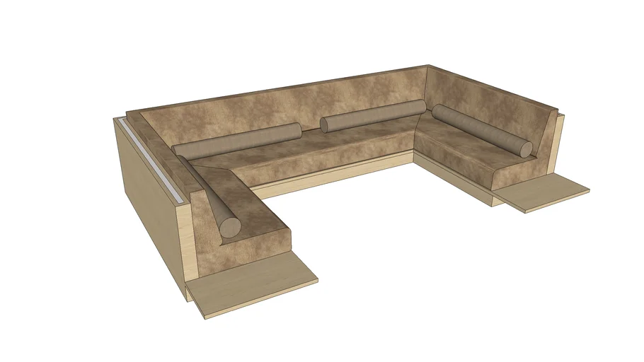 Banquette A, customized