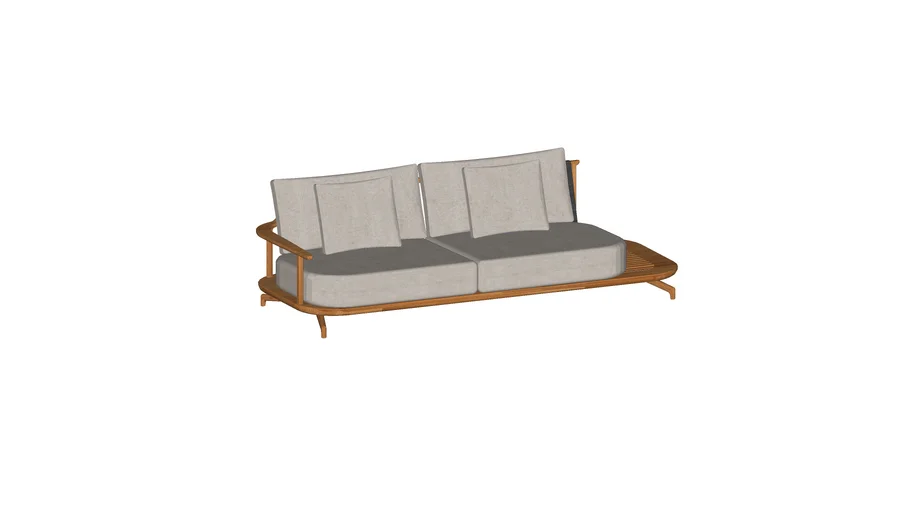 Sofá Zoe com Mesa Lateral - Marê Mobília