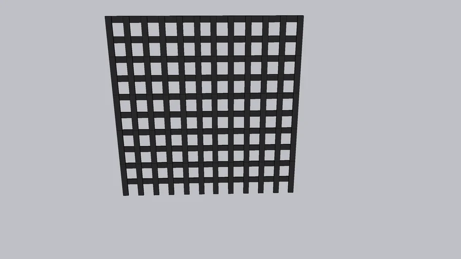 wood screen grid
