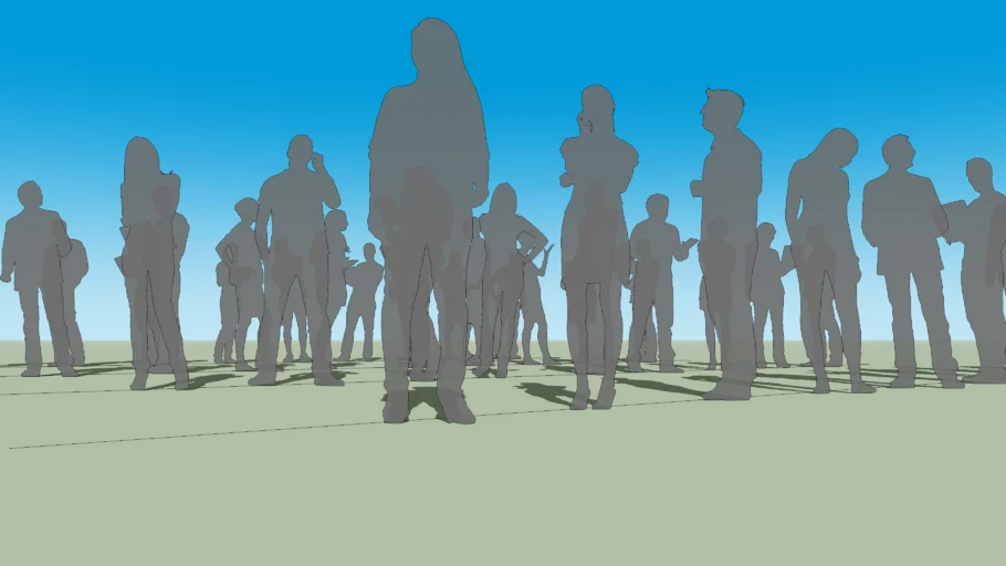 people silhouette 3