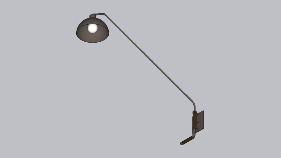 Arc Wall Lamp 52in