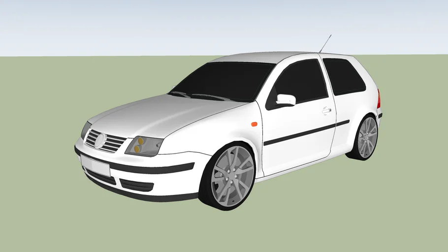 VW Golf 4 With The Front Of The Bora (Bolf)