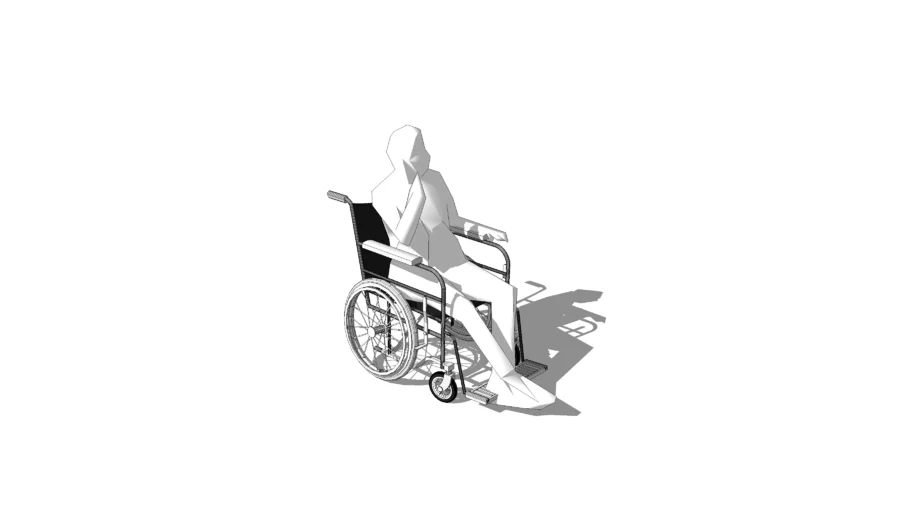 Wheelchair with Person