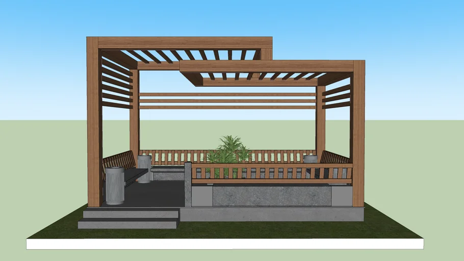 rest hut, chòi nghỉ, chòi nghỉ hiện đại | 3D Warehouse