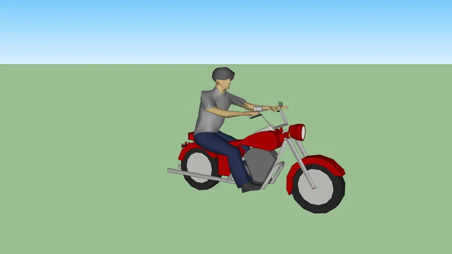 Motorcycle Rider Improved