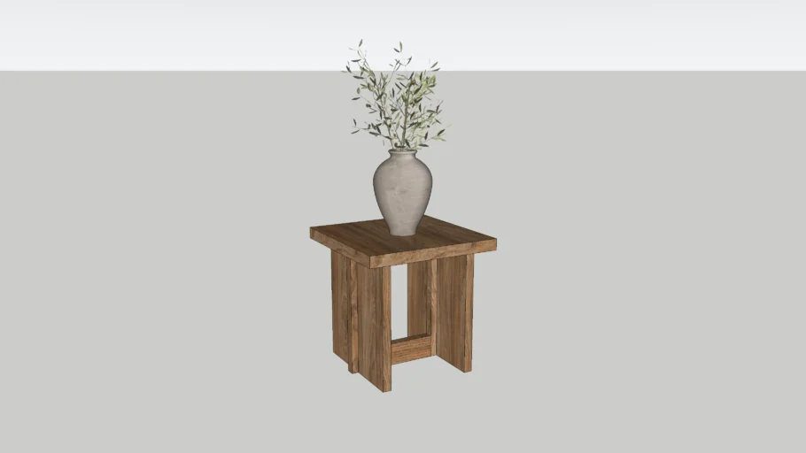 WOOD SIDE TABLE