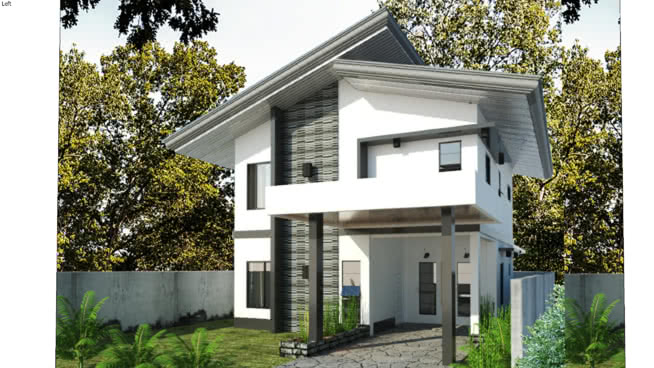 2 Storey residential - Tropical design