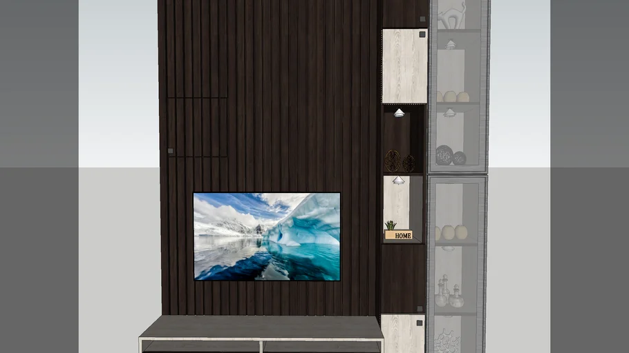 tv unit ceiling high