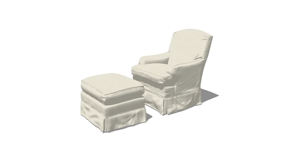 Armchair & Ottoman