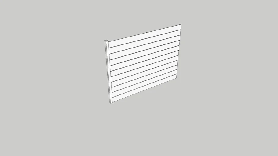 Wooden fence