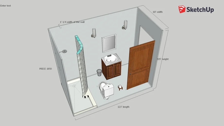Baño para david (medidas)