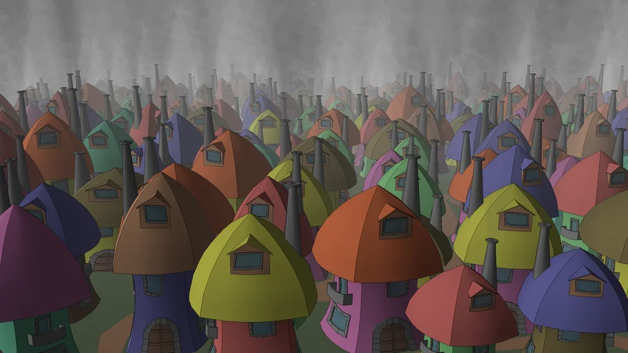 Smoky town
