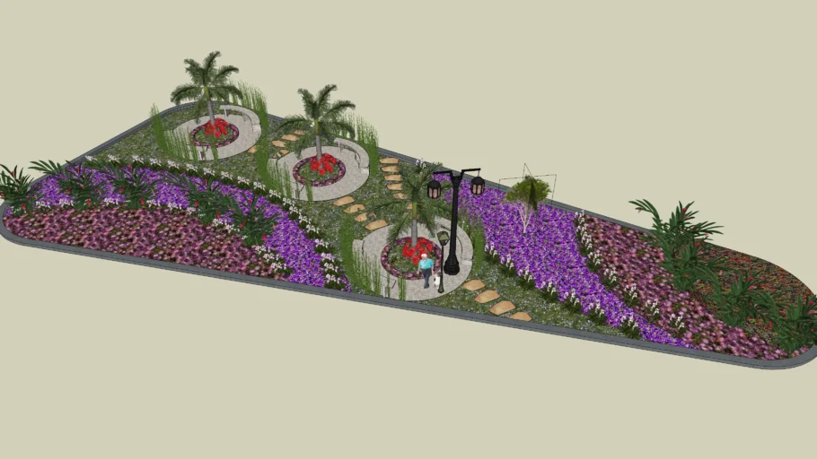 Landscape+Garden+tree+shrubs