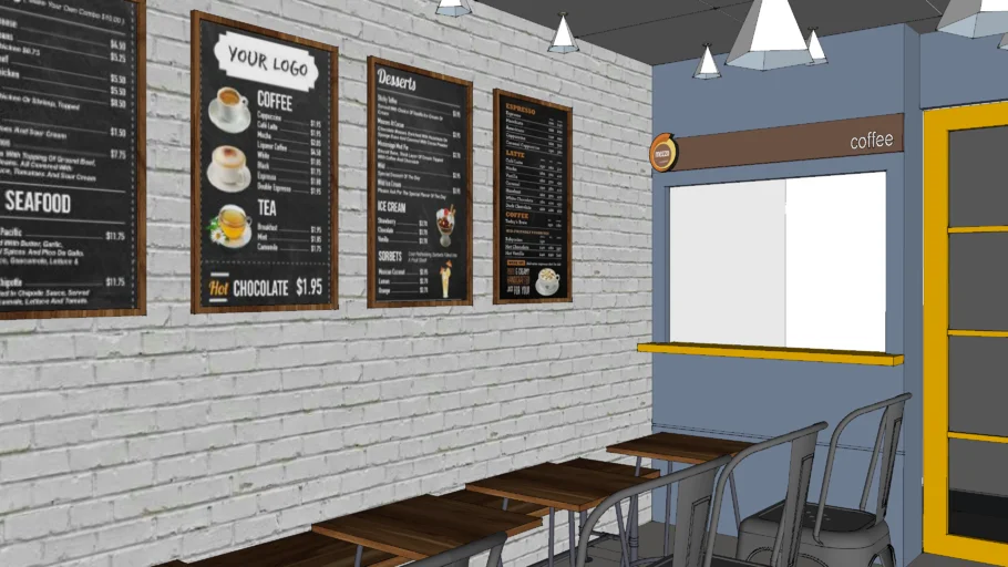 small cafe design