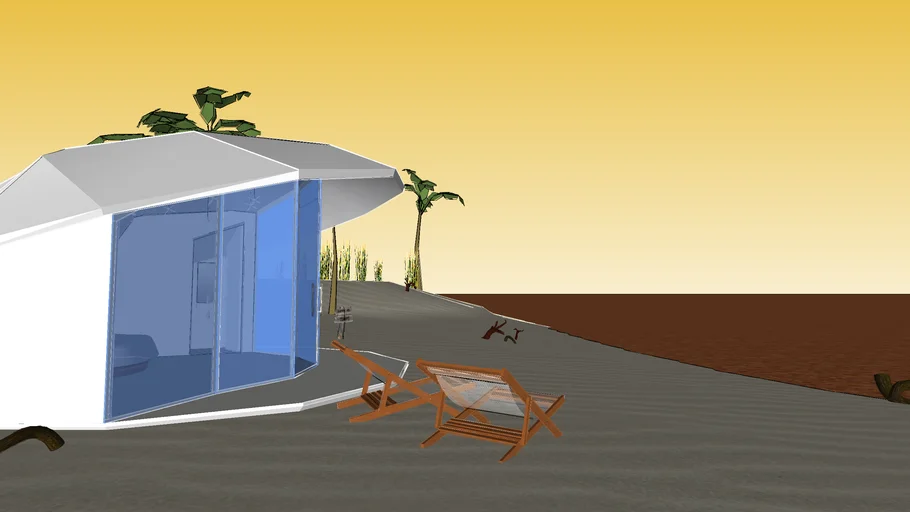 Beach Clam Hut | 3D Warehouse