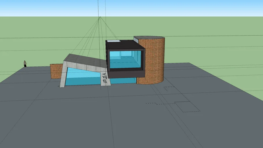 compact weekend house | 3D Warehouse