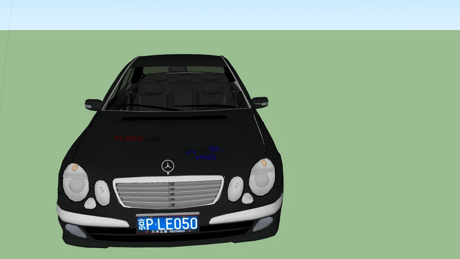 奔驰汽车 BENZ CAR  车牌号：京P·LE050