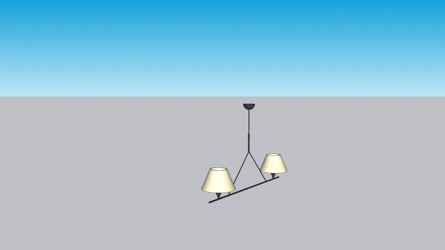 Visual Comfort Cesta Large LInear Chandelier 54" Light