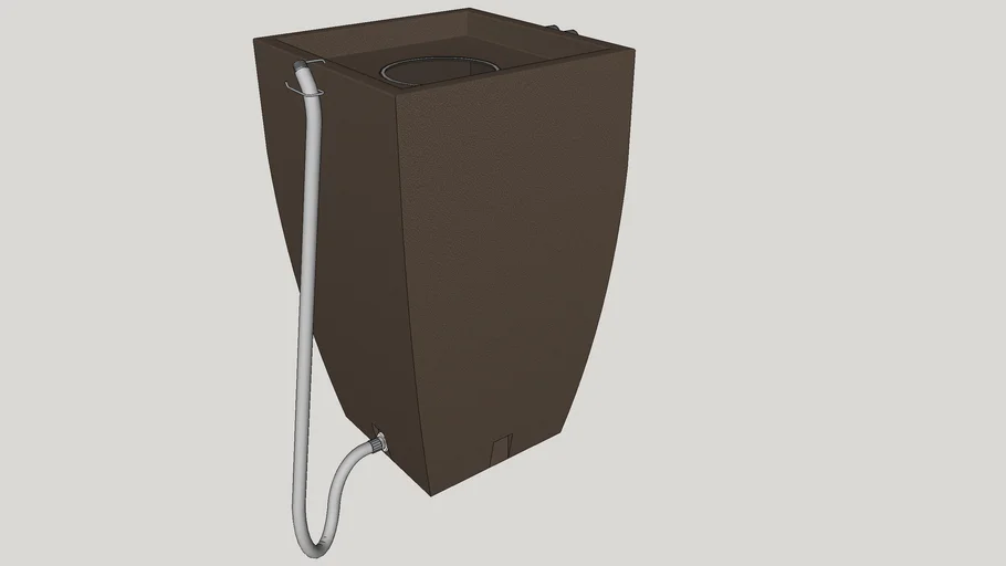 Rain Barrel w Hose & Connectors