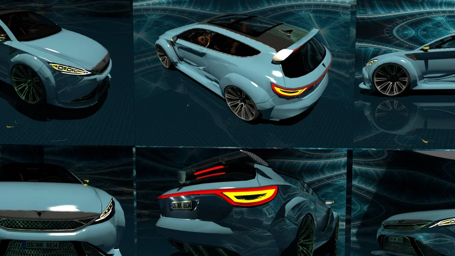 CORVER Azkar Series -Hatchback Clubsport V6-R 3.5 | 3D Warehouse