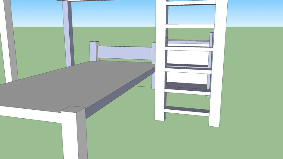 T-shape bunk bed