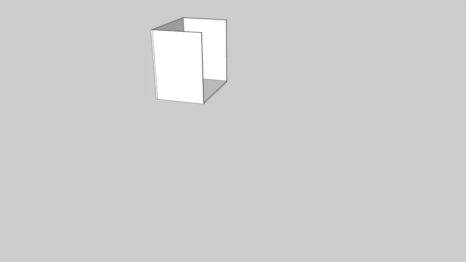800mm x 550mm x 725mm kitchen cupboard