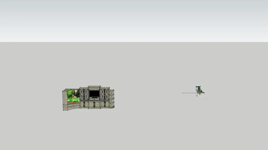 Fish Tank Entertainment Center