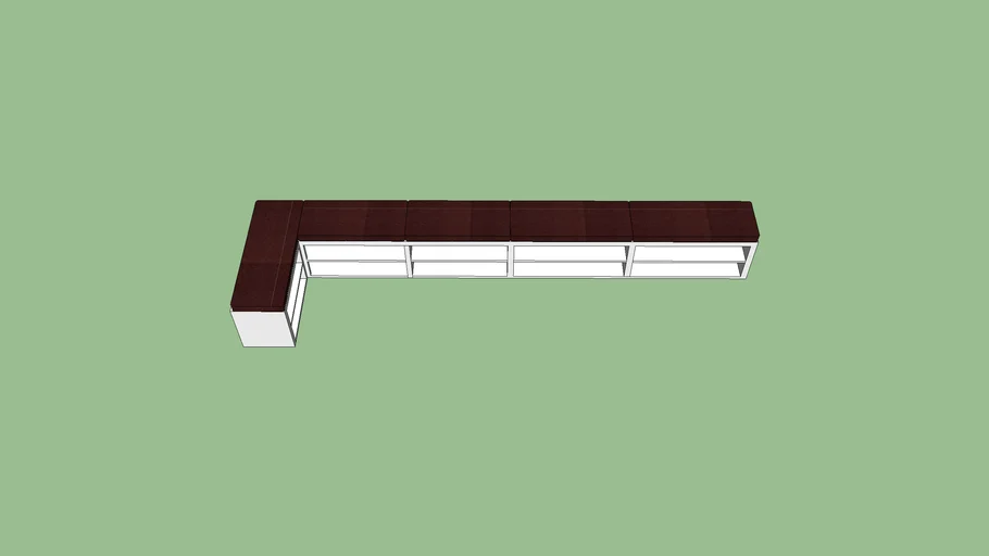 Bench corner L shape