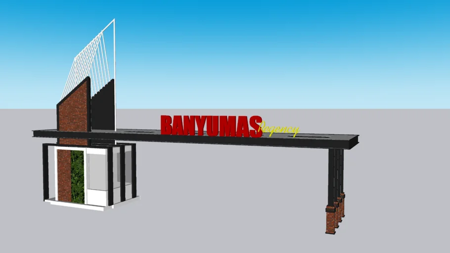 Banyumas Regency Maingate | Enterance , Gate , Security , Pos Jaga , Guardhouse , Guard