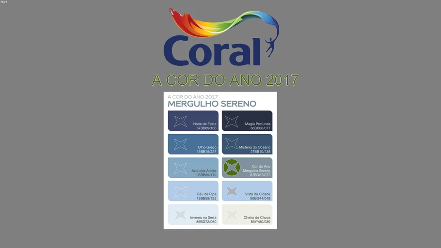 TINTA CORAL - A COR DO ANO 2017