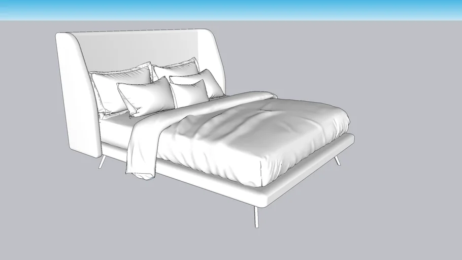 Cama Cabeceira curva