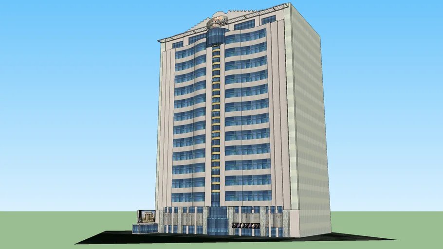 al gomhuriah newspaper building by arch: mohammed sharaf eldeen | 3D ...