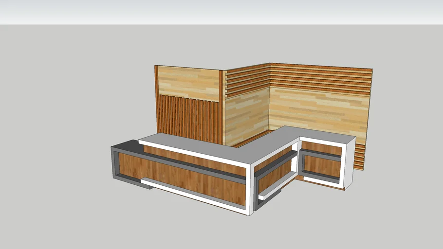 Design Counter Lobby 2 | 3D Warehouse