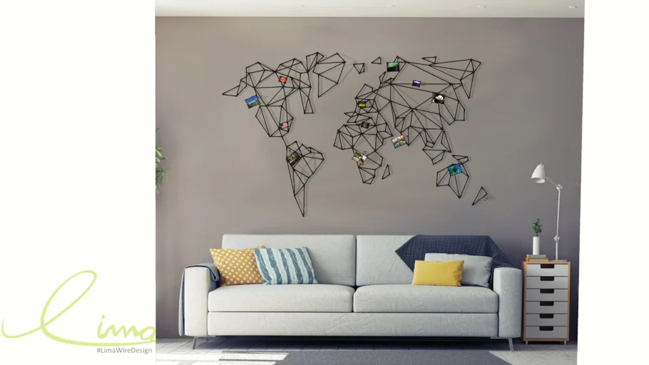 Mapa Mundi Tridimensional