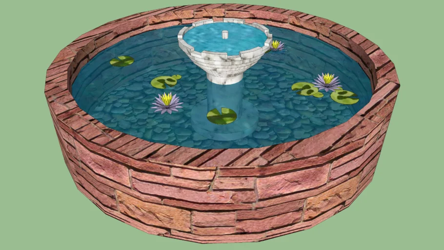 Circular pond